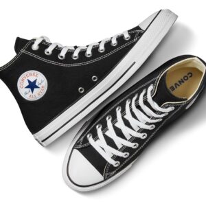 Converse Unisex Chuck Taylor All Star Black Sneakers (UK Footwear Size System, Adult, Men, Numeric, Medium, 7)